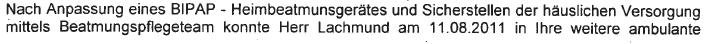 Sicherstellung Beatmung Sicherstellung Beatmung